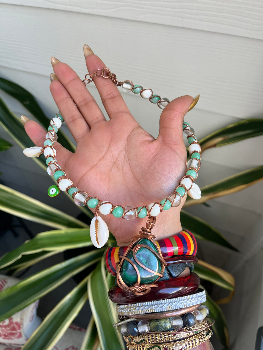 Malachite (spiritual growth & adundance)